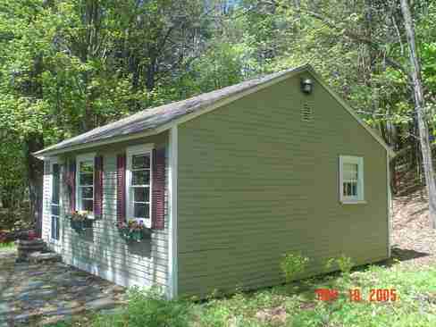 Corner view of cottage