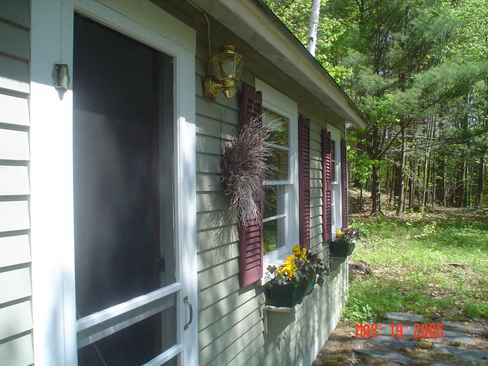 Front view of cottage