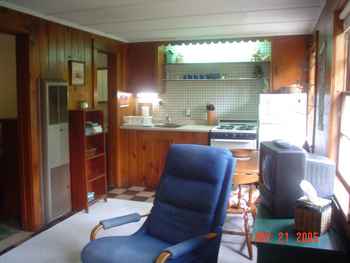 View of kitchen area